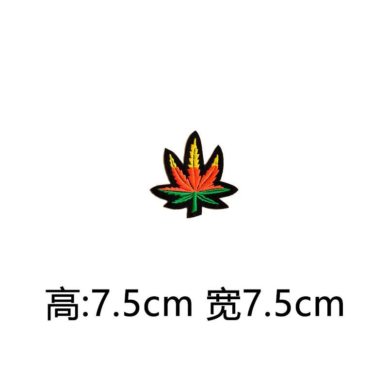 Новинка 2017 панк крутая леди листья символ текст да заплатки железо на или