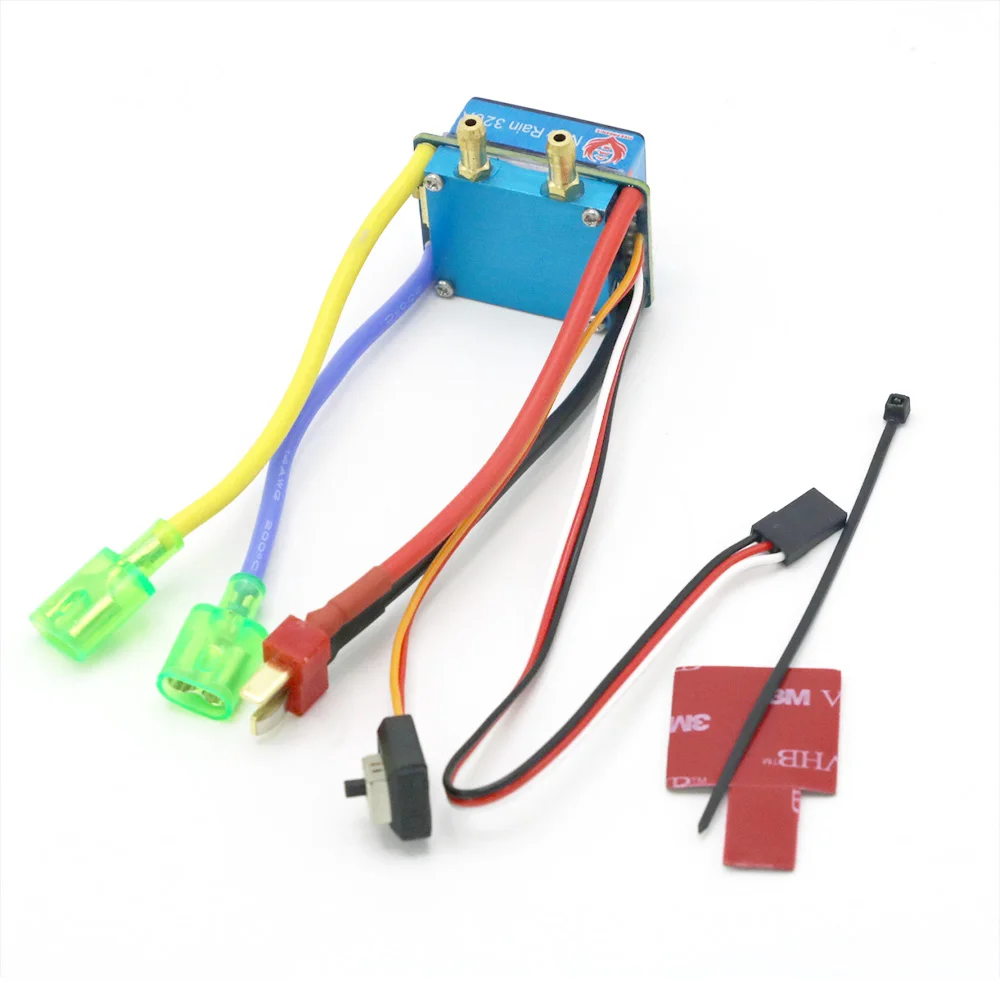 RC ESC 320A 480A почищенный ESC Скорость контроллер с двойным режимом регулятор ленточного тормоза 5V 3A для 1/10 пульт ДУ для дистанционно управляемой машины лодки