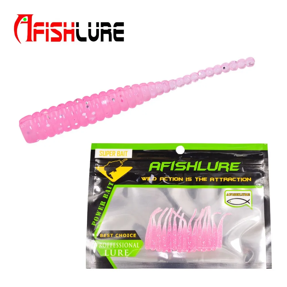 15 шт./пакет Afishlure один Мягкая приманка с хвостом 38 мм 0,36 г корня Рыбалка мягкая искусственная приманка воблер Пластик червяк личинка приманки небольшой приманки