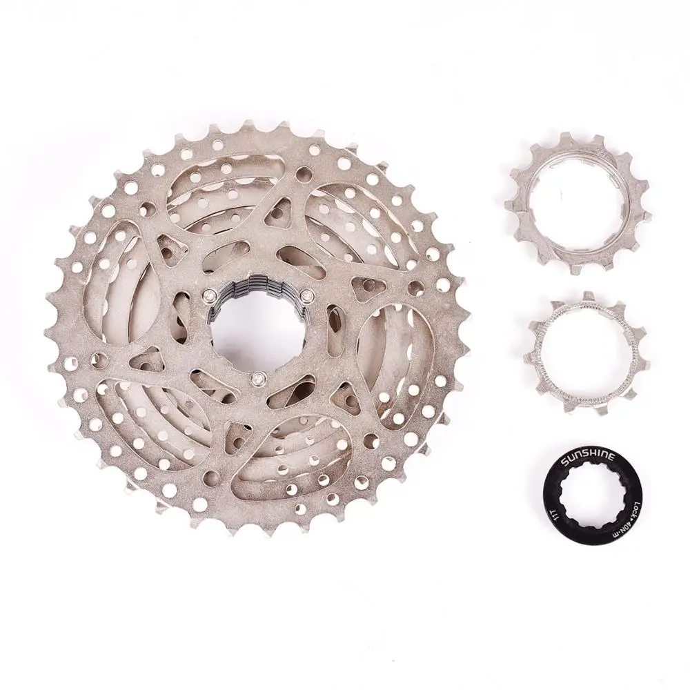 SUNSHINE MTB велосипед Freewheel 8S 11-32 36 40 42T MTB горный велосипедный маховик 8 24 скоростные кассетные звездочки для 8 скоростей