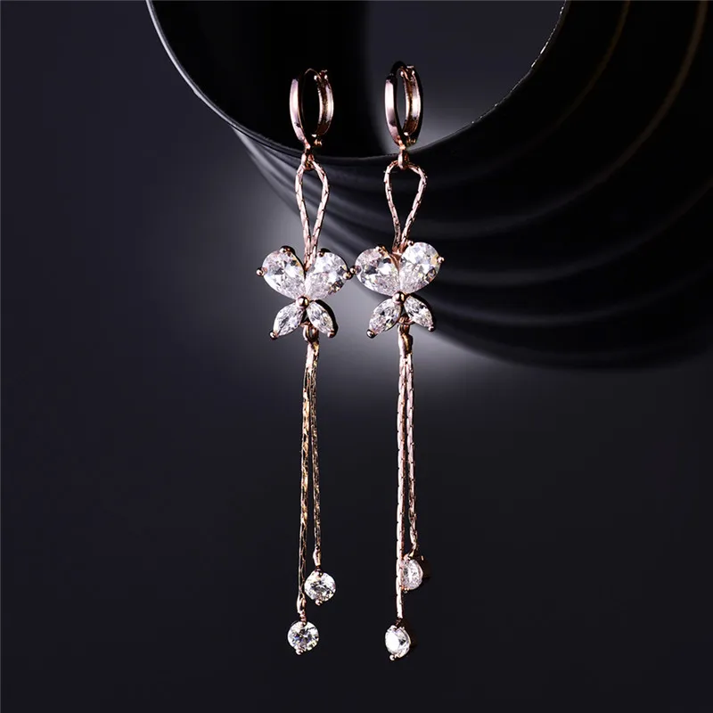 Женские серьги-подвески BUDONG длинные серебряные/золотые серьги с кисточками и