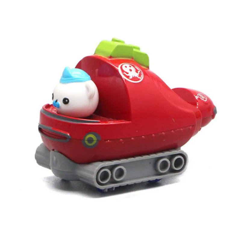 4 шт./компл. восьмиядерные Фигурки игрушки Octonauts автомобиль капитан Barnacles Kwazi