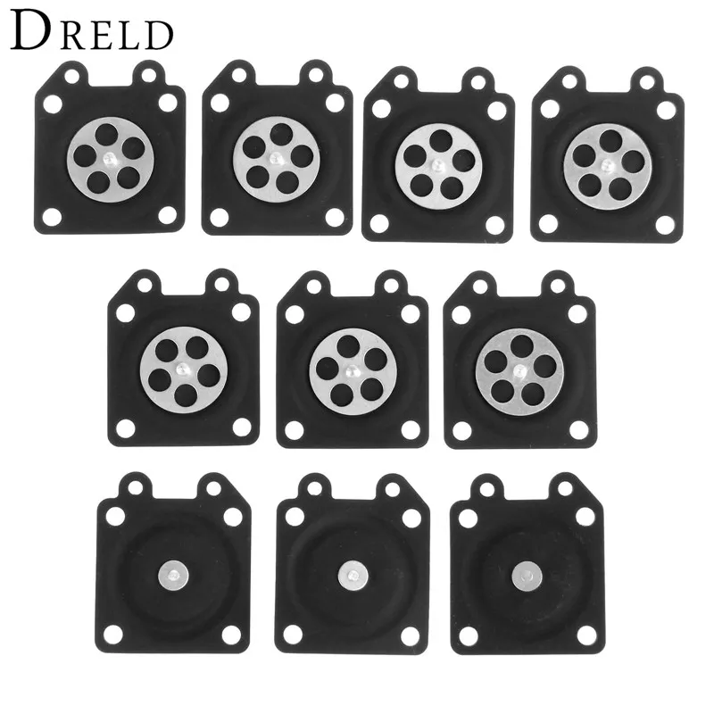 

DRELD 10Pcs Carburetor Repair Kit Metering Diaphragm Assembly for Walbro WA WTA WY WYJ WYK WYM WYP WZ Carburetor Chainsaw Parts