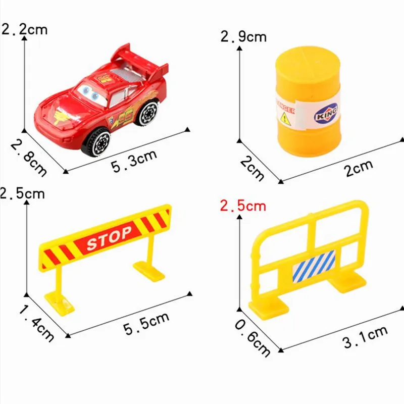 

Cars Diecast Alloy Pixar Cars 3 Metal Truck Hauler with 4 Small Cars Pixar Cars 2 Jackson Storm McQueen Toys For Kids