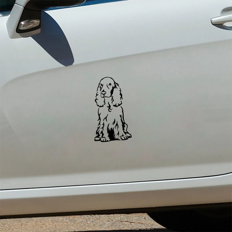 Стикер для автомобиля 3D 8 7*15 см Cocker Spaniel забавный стикер наклейки и на заднее окно