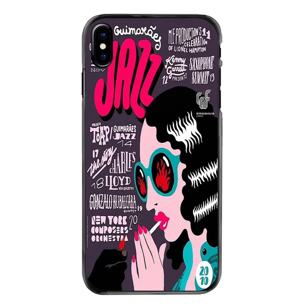 Jazz Poster Типографика вдохновение Жесткая Сумка для телефона чехол LG G6 L90 V20 Nexus 5X6 P K10