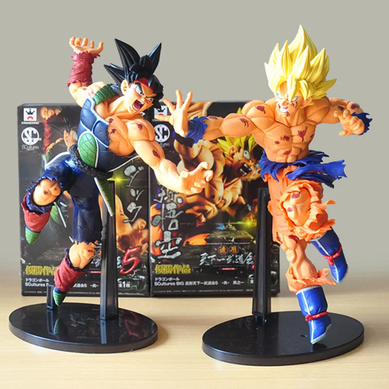 25 см Banpresto скульптуры Большой Жемчуг дракона Z воскресение F Dragon Ball Z Супер Saiyan Сон Гоку Bardock рисунок