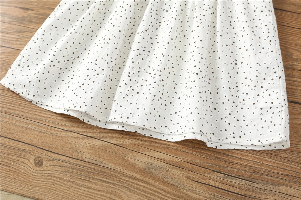 Летнее платье принцессы для маленьких девочек Детский костюм хлопковые детские