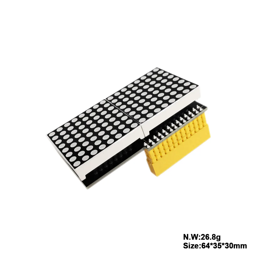 Бесплатная доставка! СВЕТОДИОДНЫЙ матричный экран Raspberry Pi 16*8/Сертификация CE|raspberry