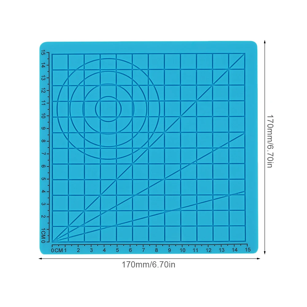 3D печатная доска DIY Sketchpad силиконовый коврик для рисования с базовым шаблоном шапочки для пальцев отличные инструменты для рисования детская 3D доска для рисования