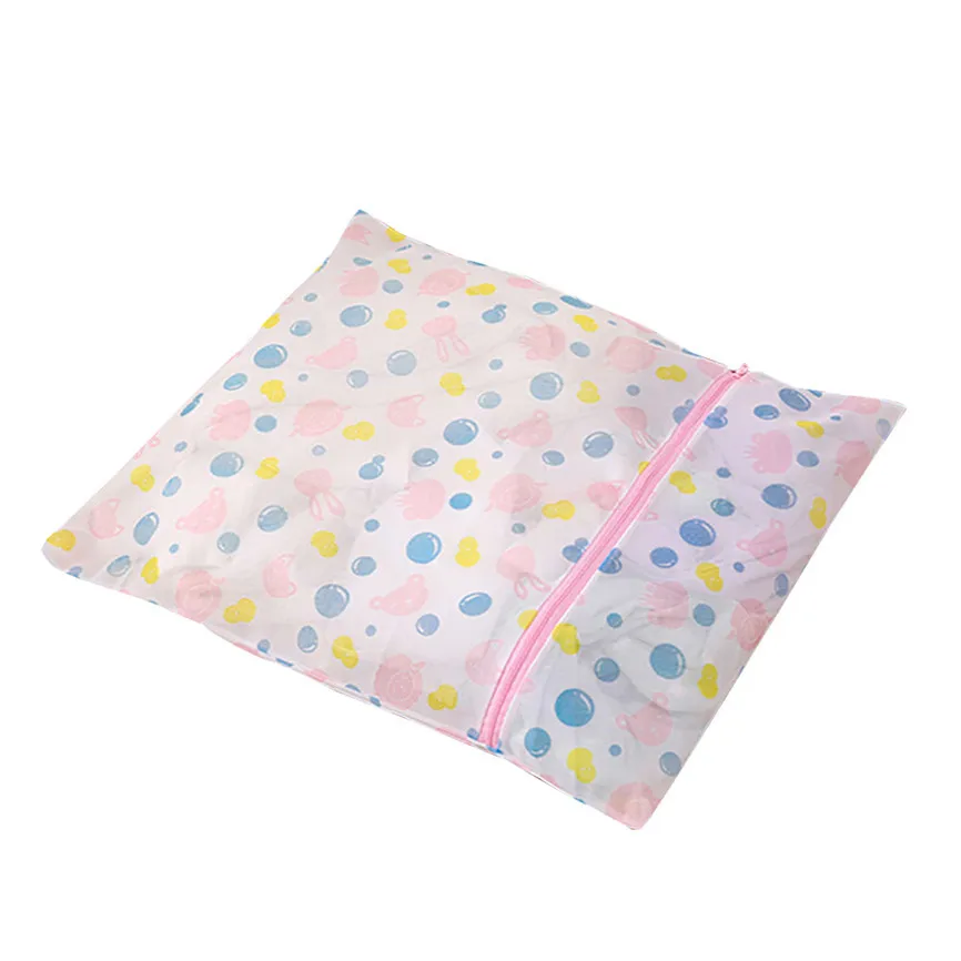 50x60cm Стиральные Сумки для одежды Бюстгальтер сумка для стирки белья Сетчатая Сумка Бытовая Чистка дропшиппинг#5 мая - Цвет: 50x60cm