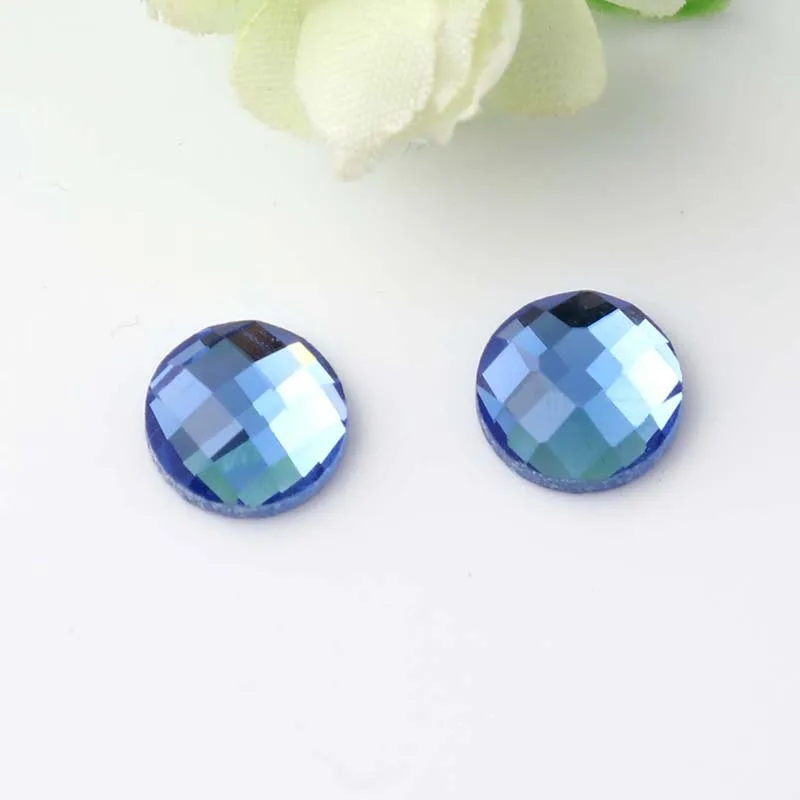 CJSIR 100 шт 6-20 мм круглые стеклянные хрустальные стразы бусины Flatback Ювелирные