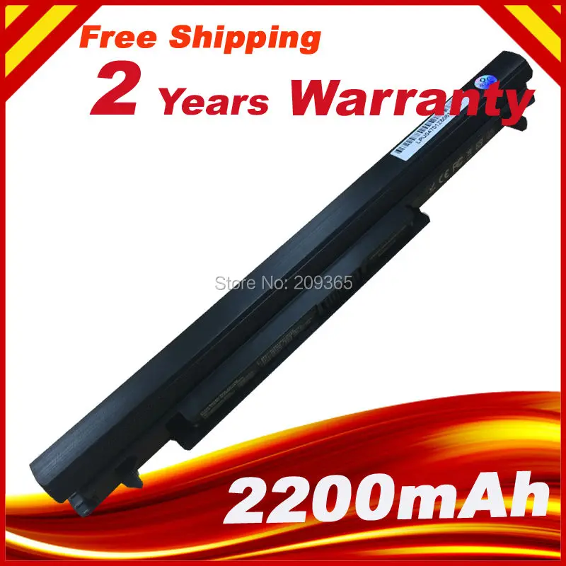 

2600mAh battery for Asus E46 E46C E46CA E46CB E46CM K46C K46CA K46CB K46CM K46V K56C K56CA K56CB K56CM K56V R405C