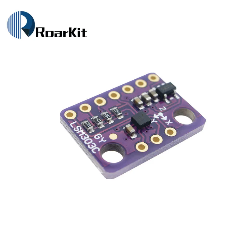 6 градусов Freedom Breakout LIS3MDL магнитометр LSM303C GY-LSM303C модуль ускорения для Arduino |