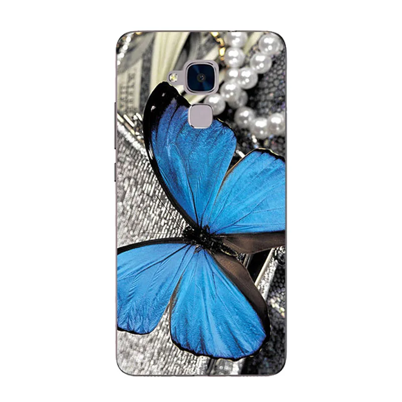 Милый цветок Мода чехол для Huawei NOVA Plus 5 &quotслучаях с принтом телефона Fundas основа |