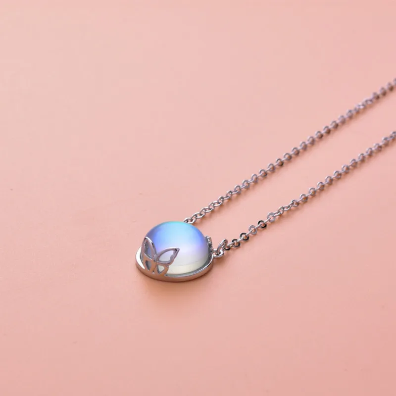 Ожерелье с подвеской из лунного камня цепочка для ключицы девушек студентов