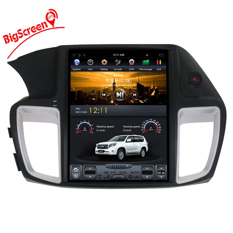 12," Android7 Tesla стиль автомобильный Радио плеер gps Navi для HONDA ACCORD nine 2013+ rom 32 ГБ/64 Гб головное устройство мультимедийная лента рекордер