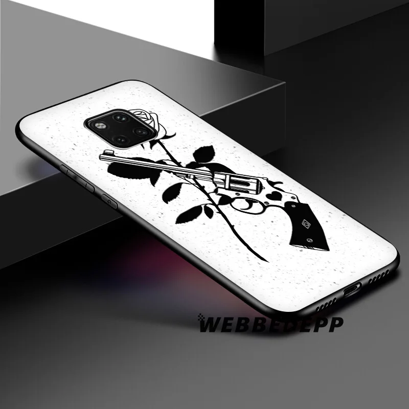 Мягкий силиконовый чехол WEBBEDEPP Guns N Roses для Huawei Honor Mate 20 10 8X 8C 8 6A 7A 7X 7C Lite Pro TPU |