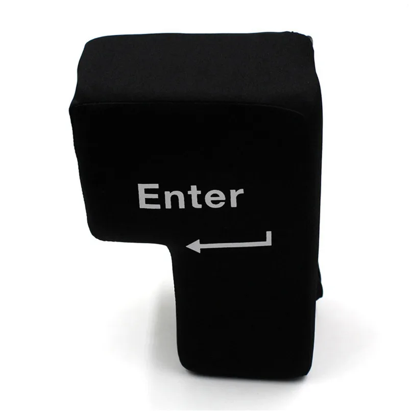 Большая клавишная Подушка USB для снятия стресса супер размер Enter Key неубиваемая