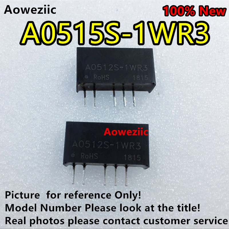 

Aoweziic 5PCS/lot A0515S-1WR3 A0515S-1W New Original Input: 5V Dual Output: +15V 0.03A,-15V -0.03A DC-DC Isolate