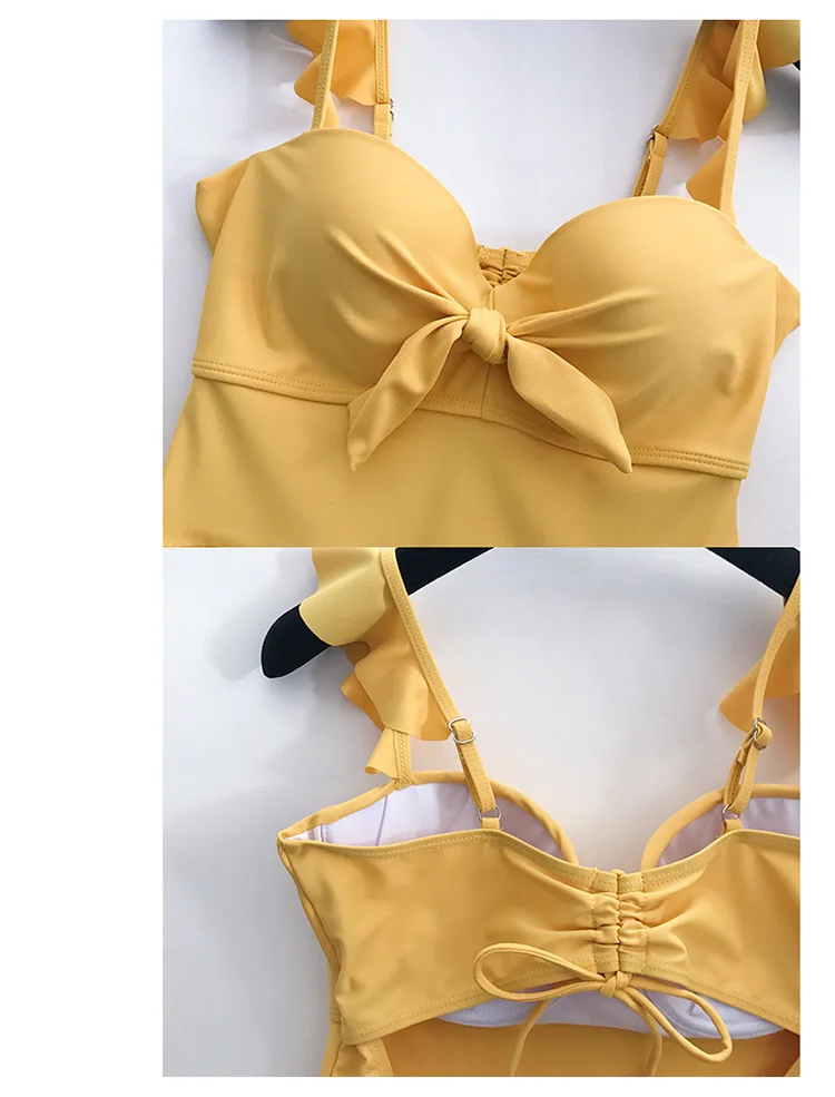Korea Harajuku M-XL Beachwear Jumpsuits Sexy Knot Backless Bandage Overalls Female Holiday Bodysuits | Женская одежда