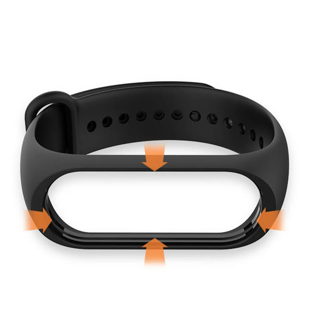 Оригинальный Xiaomi Mi Band 3 ремешок на запястье силиконовый цветной браслет для