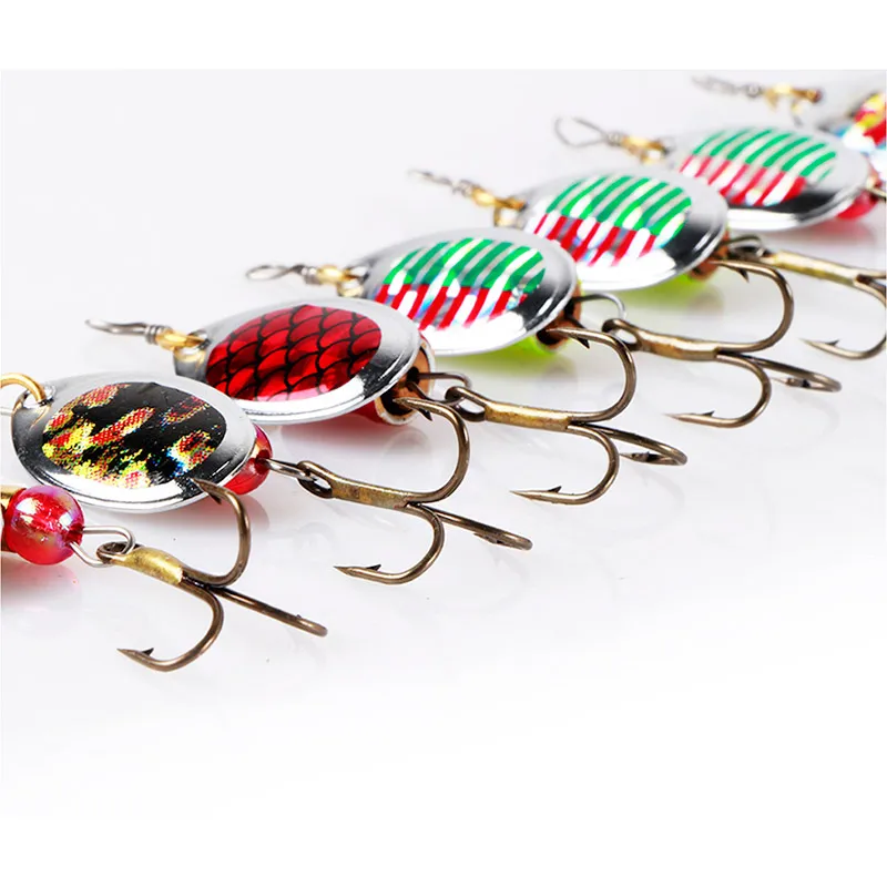 30 шт./лот Красочные Металлические Блесны Рыбалка искусственные приманки wirebait