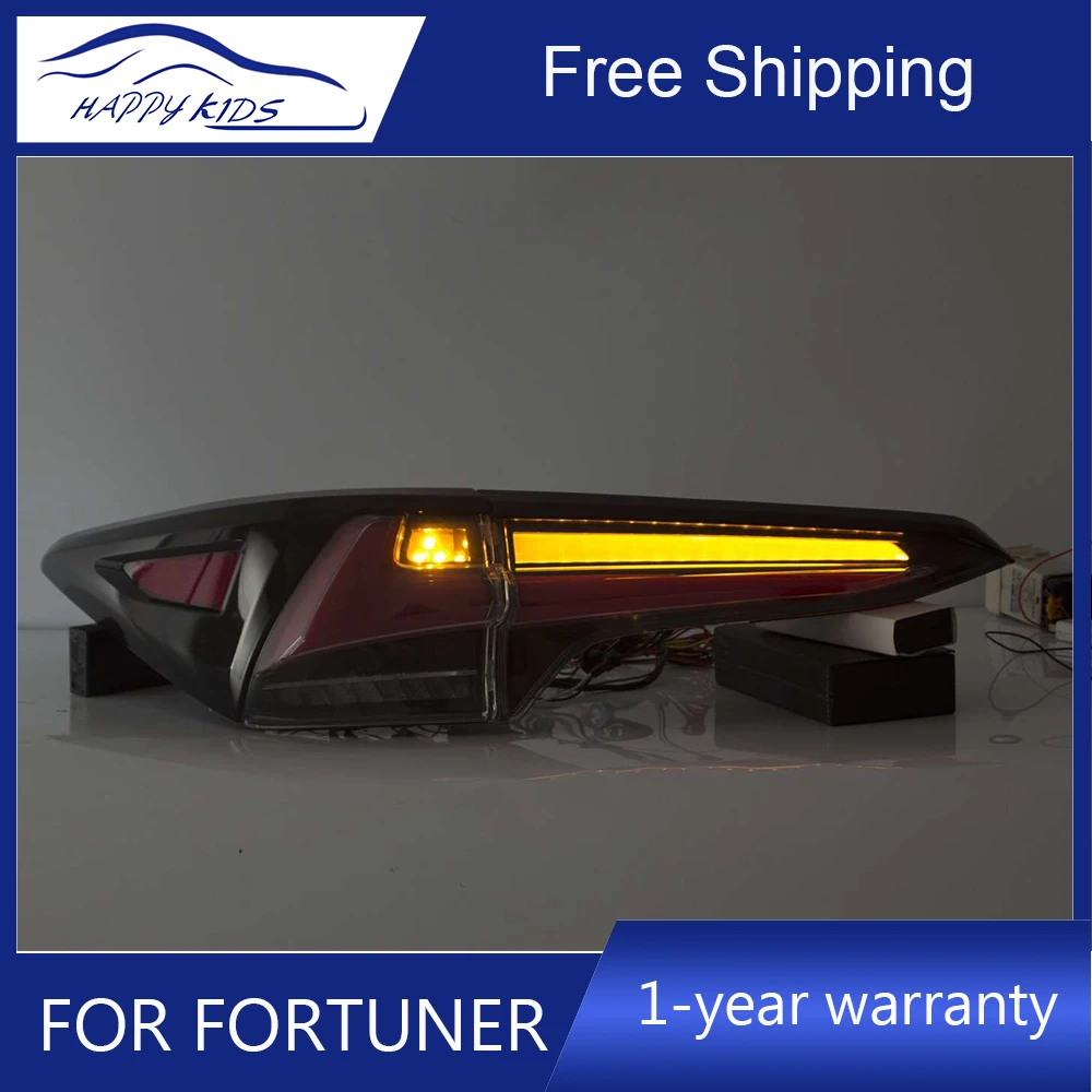 Бесплатная доставка по Ems Высококачественные задние фонари Led для Toyota New Fortuner фара для туманов задняя фара DRL+Brake+Park+Signal включены.
