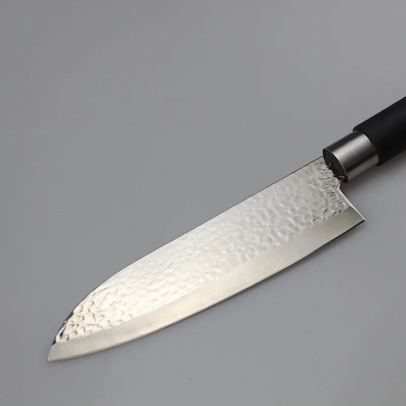 1 шт. кухонный нож шеф повара Santoku для резки мяса ножи овощей из нержавеющей стали