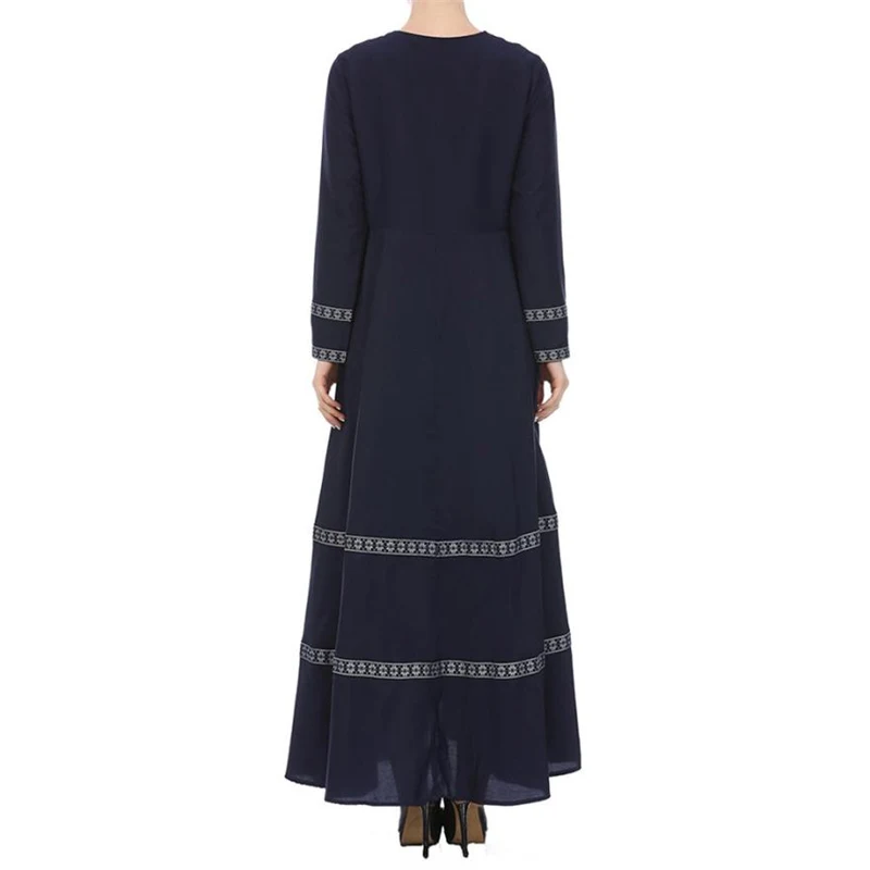 Мусульманский кафтан абаи джилбаб для женщин с длинным рукавом кружево Винтаж