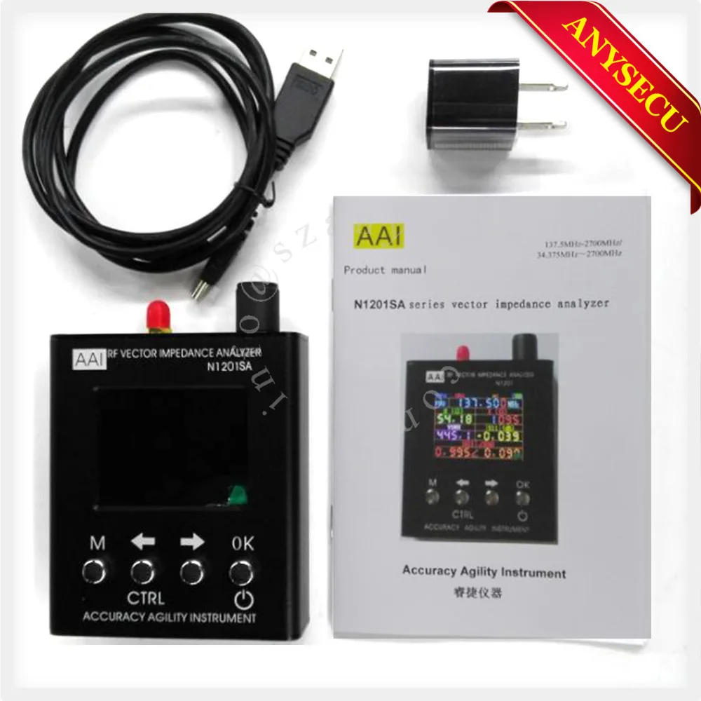 Английский verison N1201SA + UV RF векторное сопротивление ANT SWR антенна анализатор метр