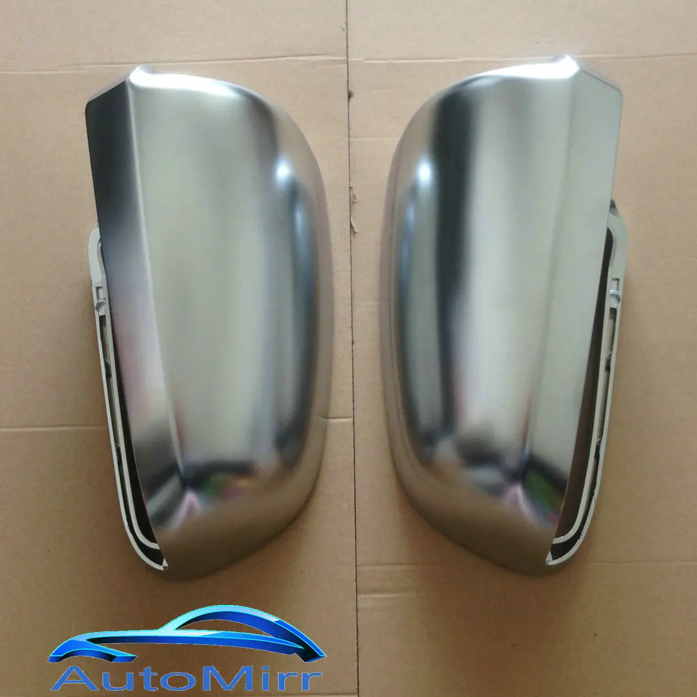 Kibowear для Audi A3 S3 8P A4 B7 B6 A6 S6 4F C6 боковое зеркало крышки Чехлы S3 S4 S6 A3 Sportback серебристый матовый хром 2002 2004 2008