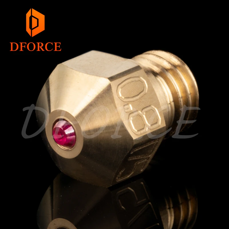 DFORCE высокотемпературный MK10 красный распылитель для HOTEND нагреватель блок