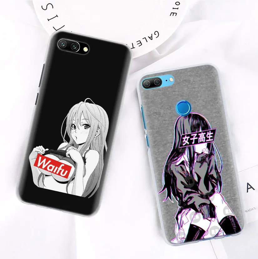 Waifu Sugoi чехол для телефона аниме для huawei Honor 8X 8A Pro 8C 8S 9 10 Lite 20i Honor Play Y7 Y9 крышка чехол Coque