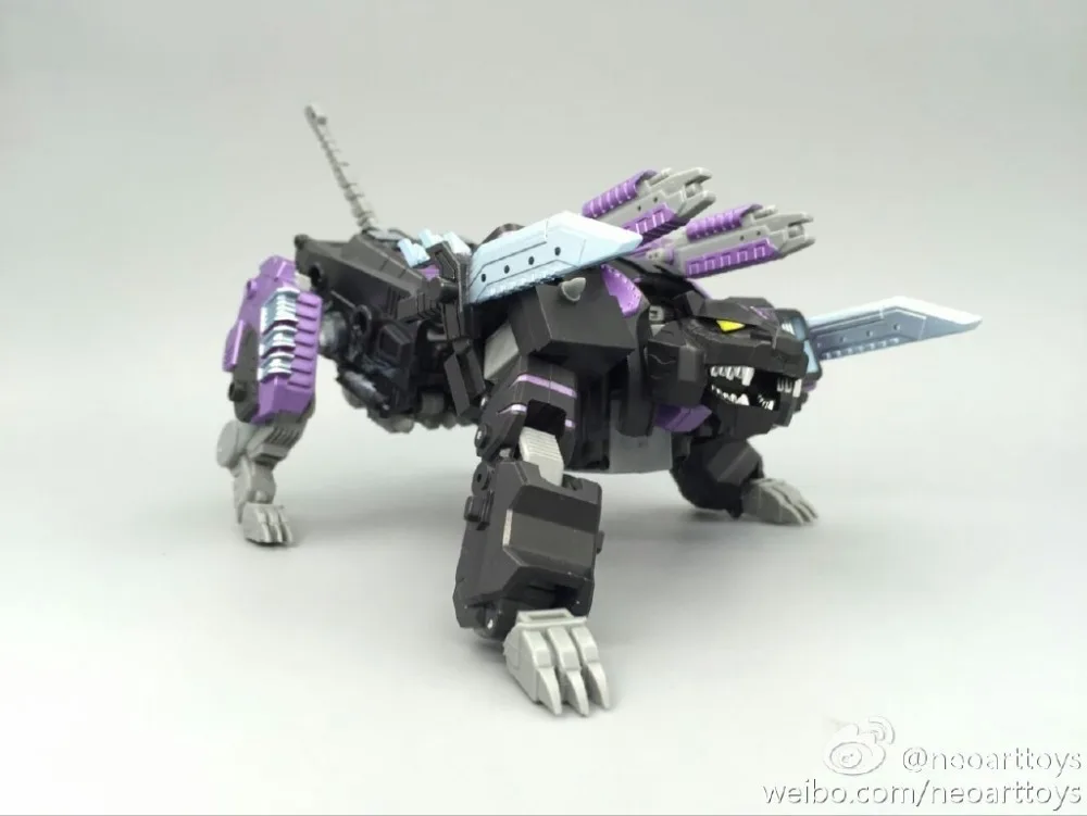 Comic Club neoart игрушки ko MMC Трансформация Робот темный черный Predaking Rampage