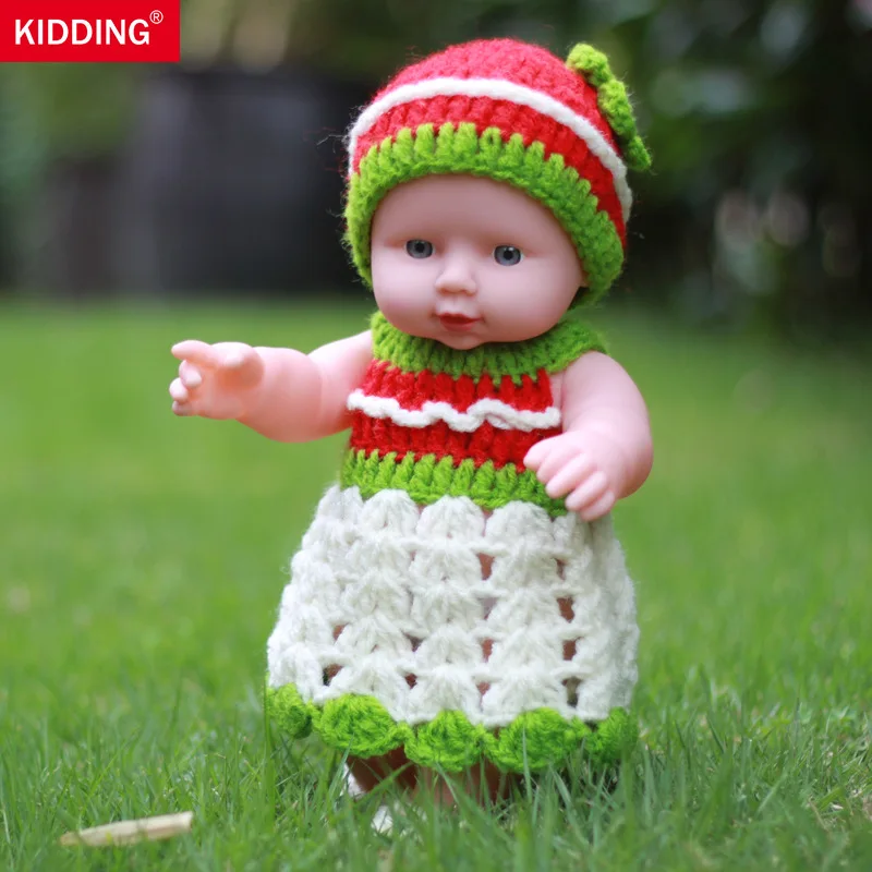 Мягкая силиконовая виниловая Кукла-младенец 30 см Успокаивающая Реалистичная