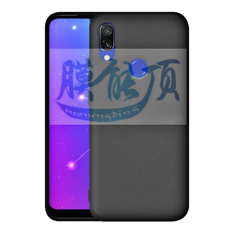 Яркий мягкий матовый цветной чехол для Xiaomi Redmi Note 7 7A 6 K20Pro Go ударопрочный