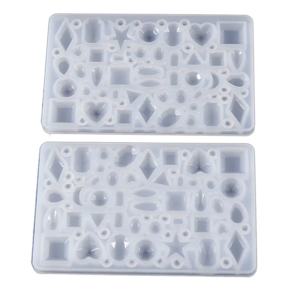 105*65mm Various Shapes Silicone Mold For Jewelry Charms Pendants Making Tool Handmade Crystal Epoxy Glitter Resin Molds | Дом и сад