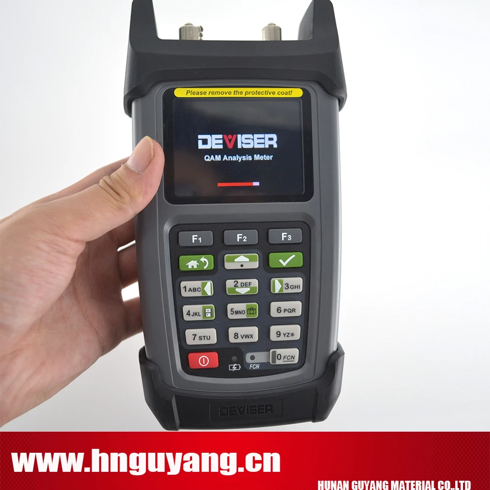 

Deviser DS2460Q catv QAM Analysis Meter Fast spectrum analysis built in TDR