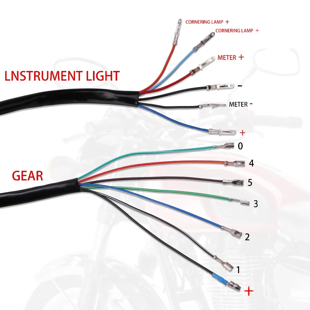 Бесплатная доставка Универсальный мотоцикл Cafe Racer Спидометр Одометр 0 160 км/у