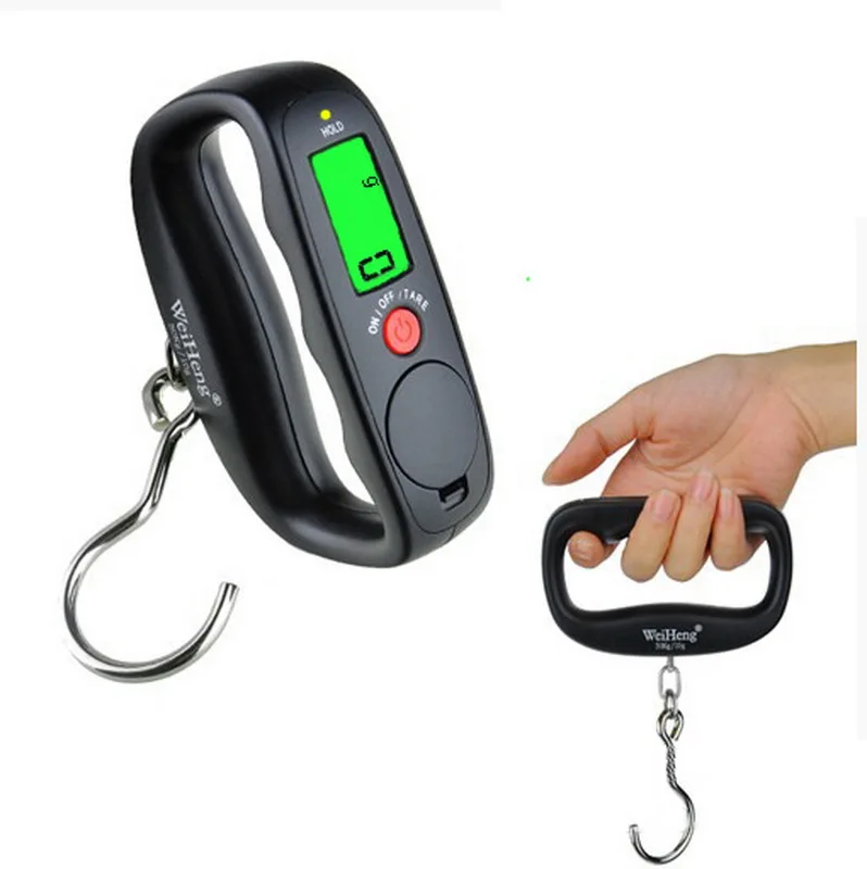 Портативные цифровые ручные мини весы с крючком 50 кг/10 г|Весы| |