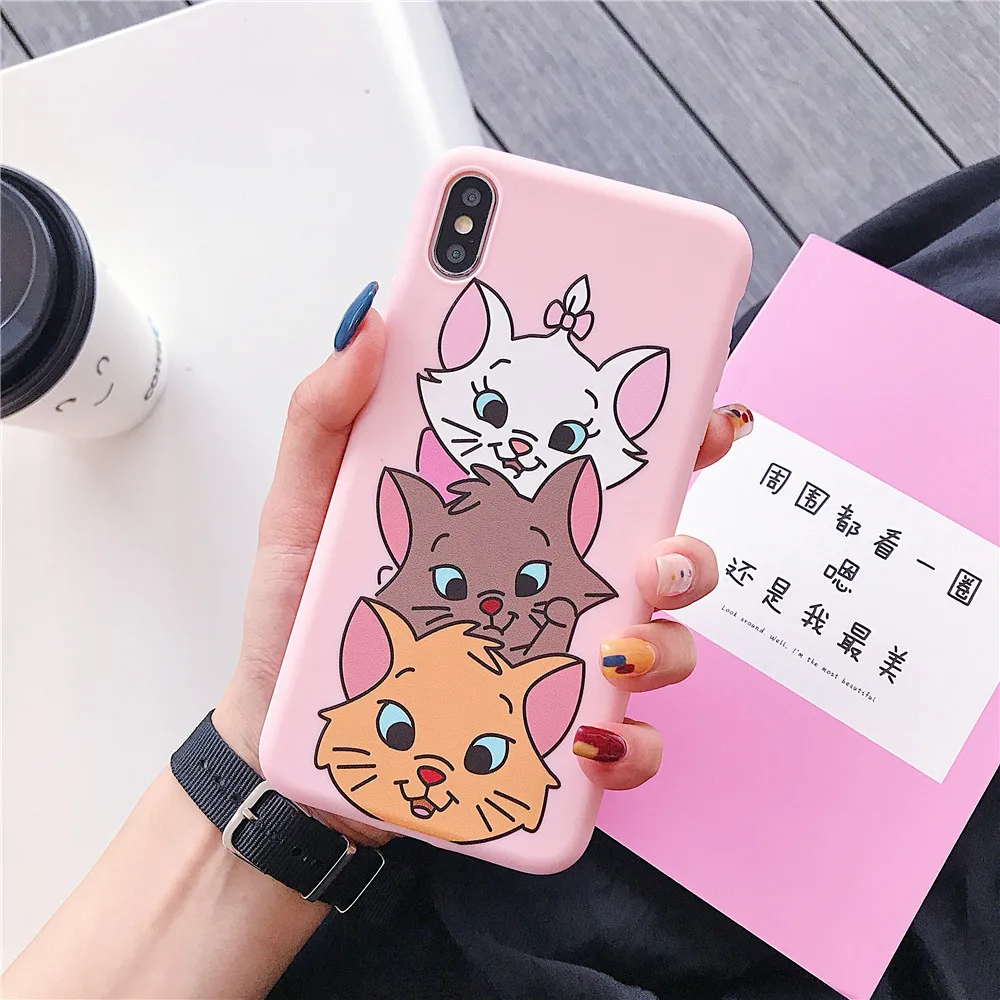 17 Чехол Marie Cat Stitch для iphone 7 8 6 6s Plus 11 Pro X XS Max Xr Дональд Дак Человек-паук Улица Сезам чехол для телефона - Цвет: 17