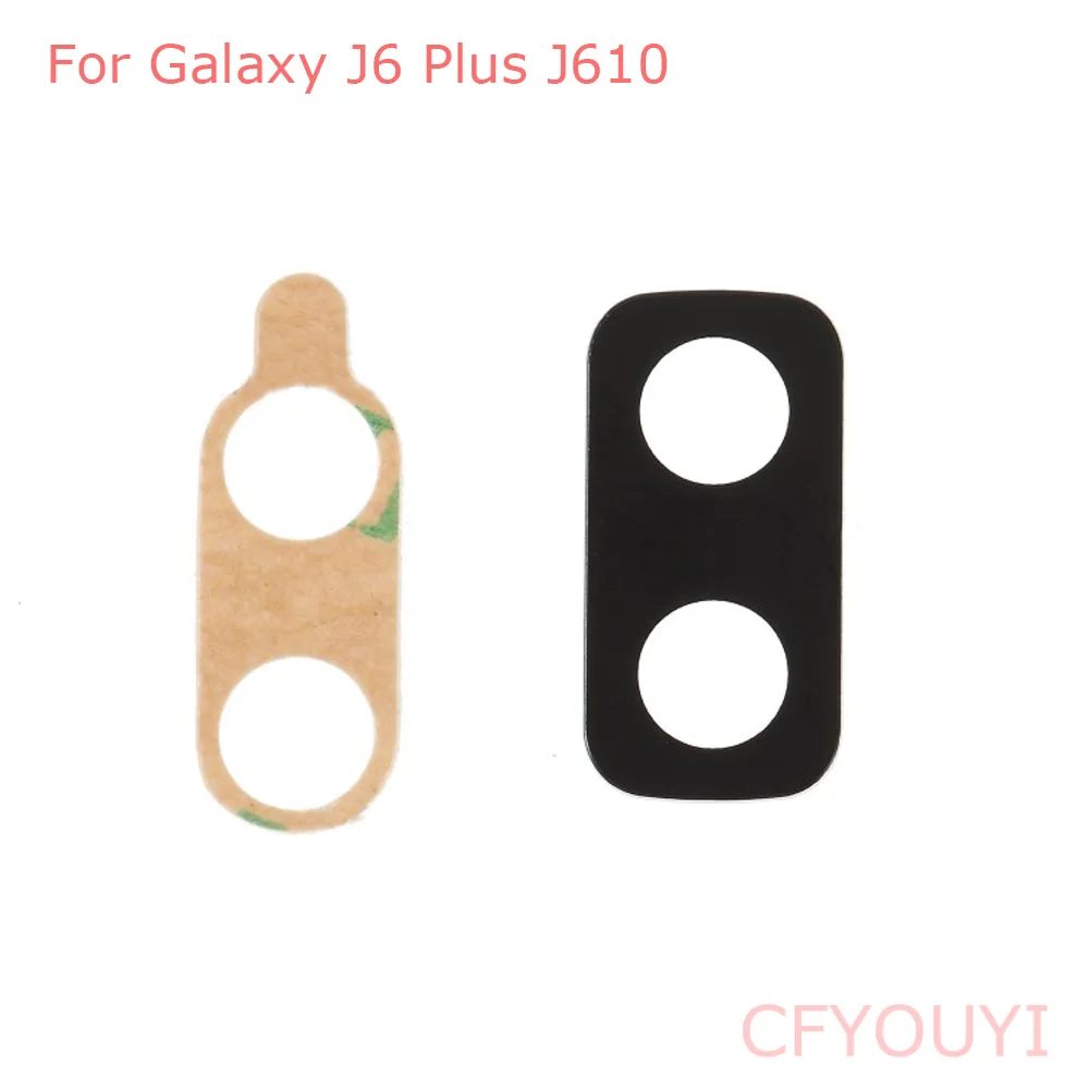 Для Samsung Galaxy J6 plus J610 задняя камера стеклянный объектив с клейкой лентой 3M |