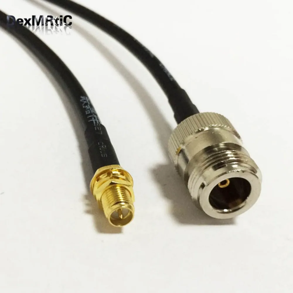 Новый wifi антенный кабель RP SMA гнездо Гайка к N Женский переходник для