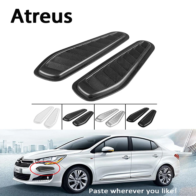 2 шт. автомобильные наклейки из углеродного волокна для Lexus Honda Civic Opel astra h j Mazda 3 6 Kia
