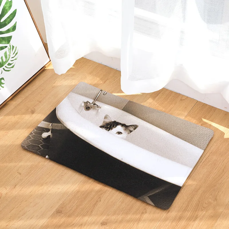 CAMMITEVER черный белый собака кухня комфорт ковер античная напольная стойка коврик