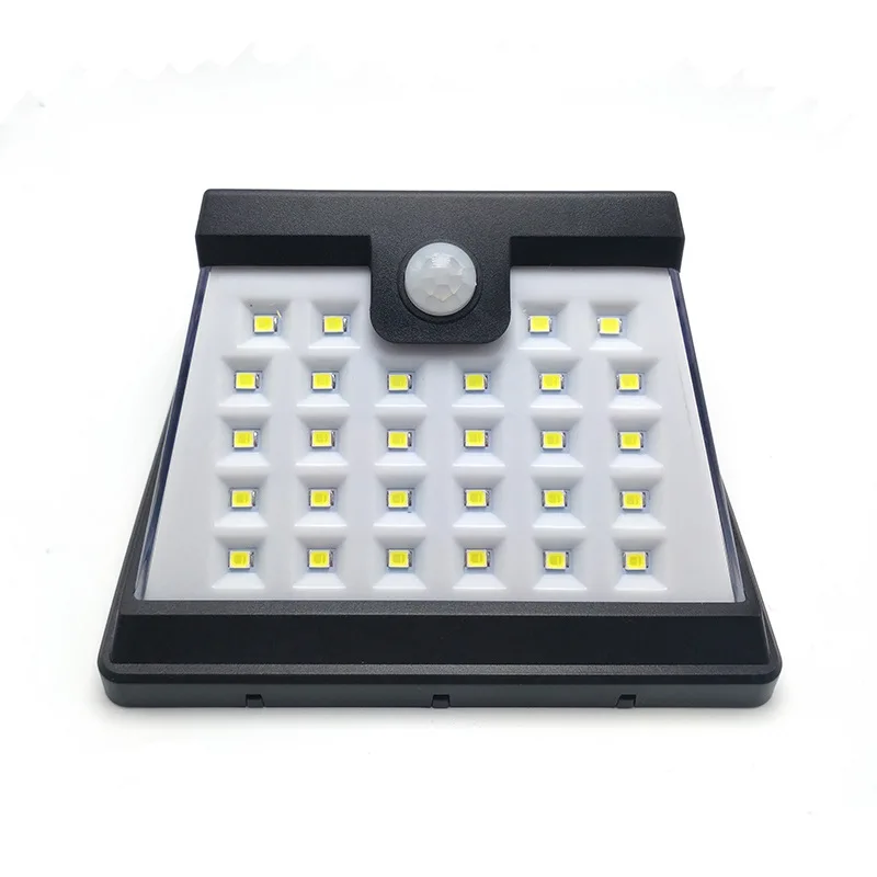 40 светодиодная Солнечная лампа с датчиком движения PIR Светодиодный уличный свет 3