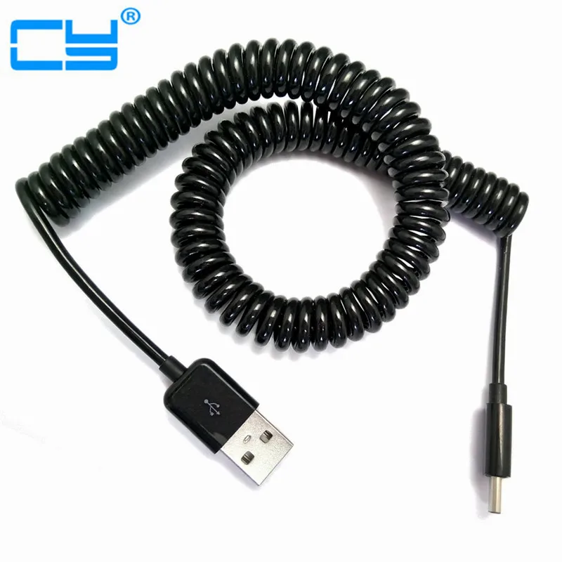 3 м/10 футов налокотник Спиральный USB 2 0 штекер мини 5PIN кабель для синхронизации