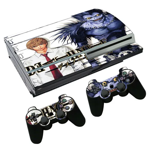 0147 Наклейка на кожу для PS3 Fat playstation 3 консоль и контроллеры для PS3 скины виниловая клеящаяся пленка-Аниме Note - Цвет: 0147