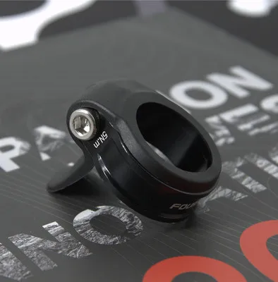 34.9mm black Зажимы Fouriers из алюминиевого сплава для горной дороги, подседельный штырь для велосипеда 31,8/34,9 мм, Пылезащитный Водонепроницаемый зажим для велосипедного сиденья - Цвет: 34.9mm black